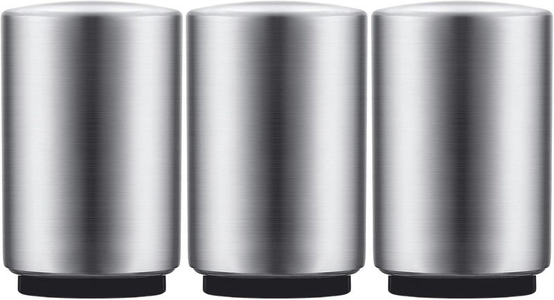 Swaytail 3PCS Premium Automatic Beer Bottle Opener, Magnet Stainless Steel Push Down Off Soda Lid Open Magnetic Catching No Damage Caps, Portable Pop the Top Bar Tools for Home Wine Accessories Picnic Camping - Image 1